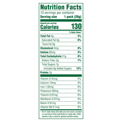 Nutrition Facts